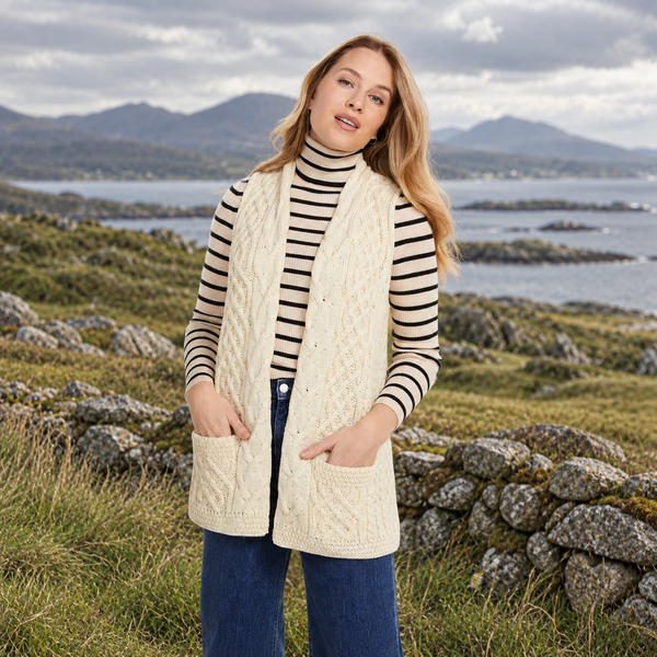 Caher Aran Celtic Gilet