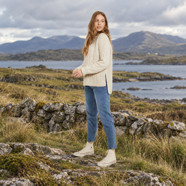 Tully Box Aran Sweater