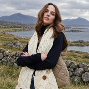 Moy Natural Aran Pocket Scarf