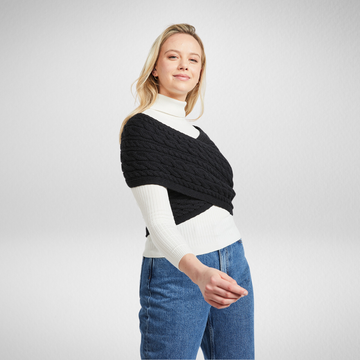 Corrib Crossover Aran Wrap