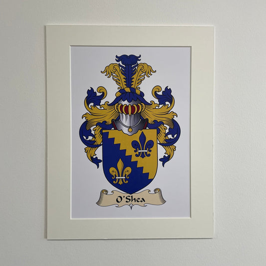 Personalized Family Crest Mount