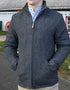 Donegal Wool Tweed Walking Jacket - Charcoal