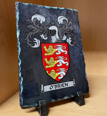 Coat of Arms Slate Family Crest Shield