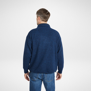 Farmleigh Lined Wool Navy Mens Cardigan