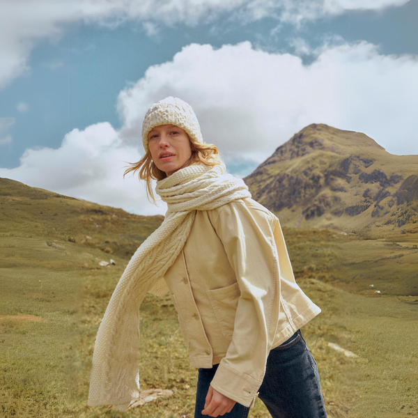 Finlough Natural Aran Hat
