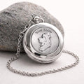 Mullingar Pewter Pocket Watch With Ireland Map,Watch,Pocket Watch