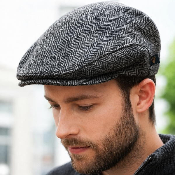 Traditional Flat Cap Grey