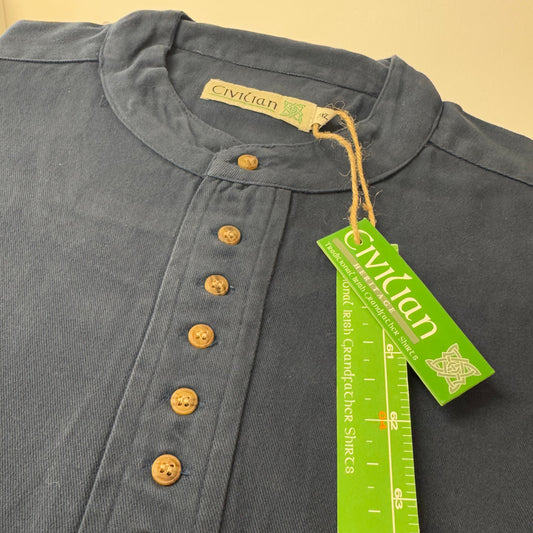 Grey Irish Grandfather Shirt