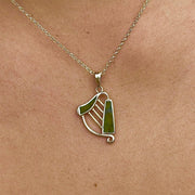 Harp Connemara Marble Necklace