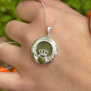 Claddagh Connemara Marble Necklace