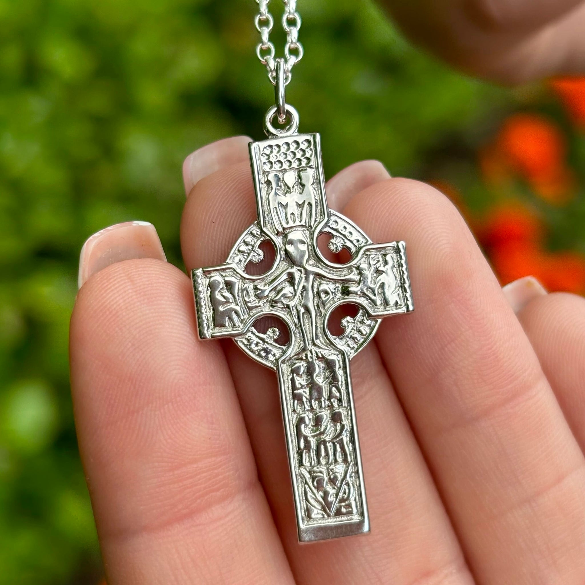 Sterling Silver Celtic Cross of Durrow