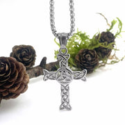 Celtic Cross Necklace Stainless Steel