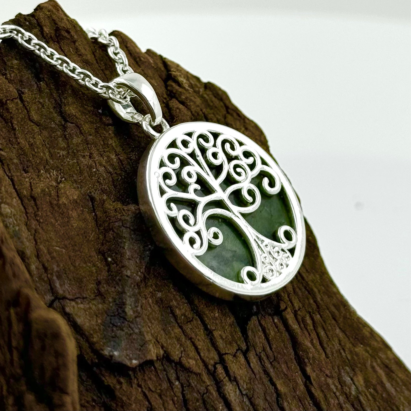 Tree Of Life Connemara Marble Pendant