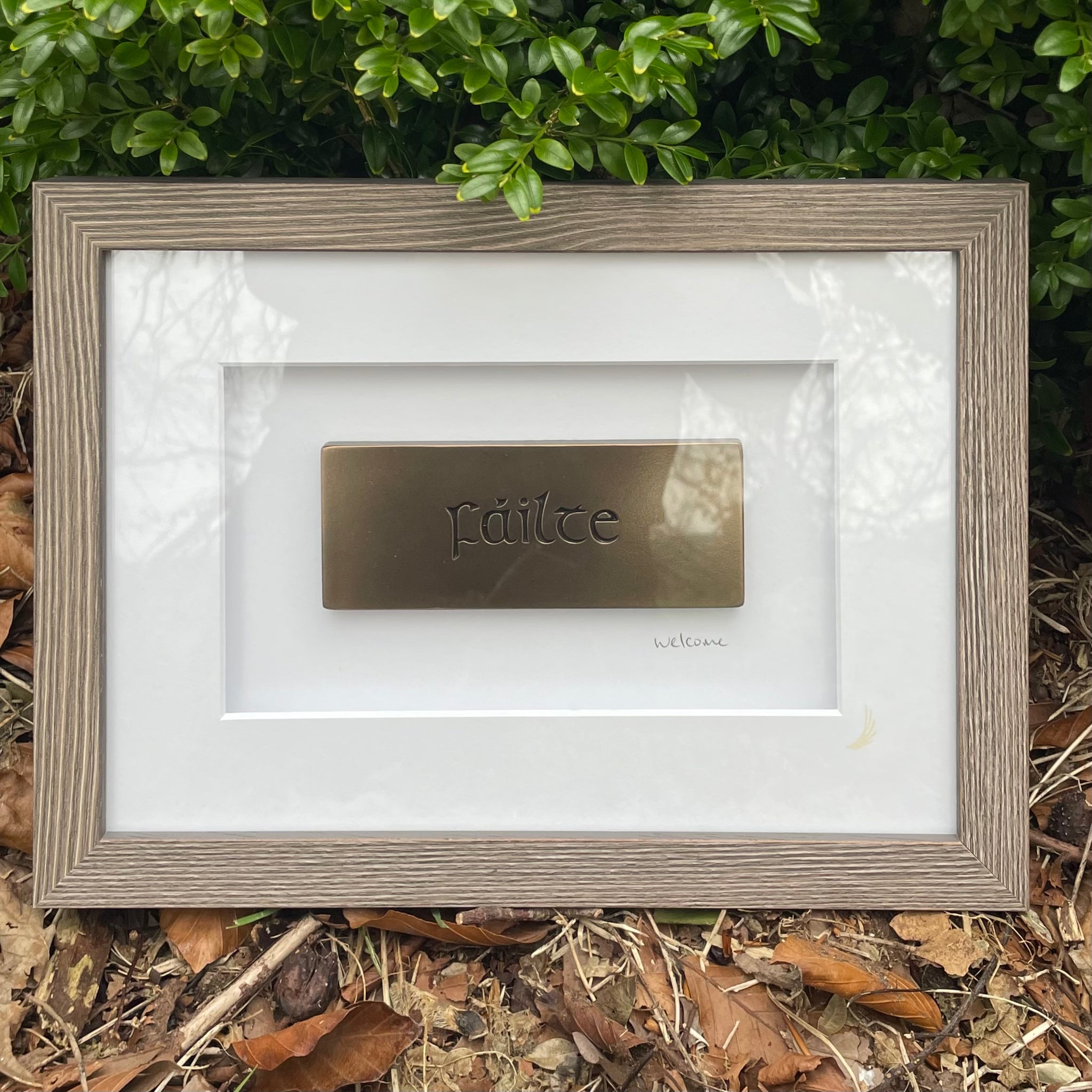Wild Goose "Fáilte" (Welcome) Framed Wall Plaque