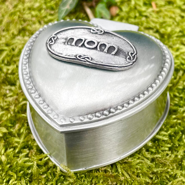 Mom Heart-shaped Jewelry Box