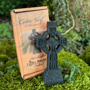 Irish Turf Peat Celtic Cross - Small