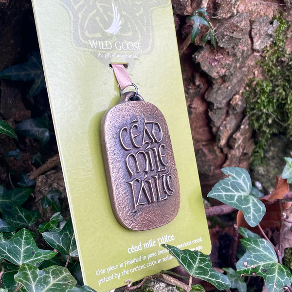 Gaelic in Bronze - Cead Mile Failte