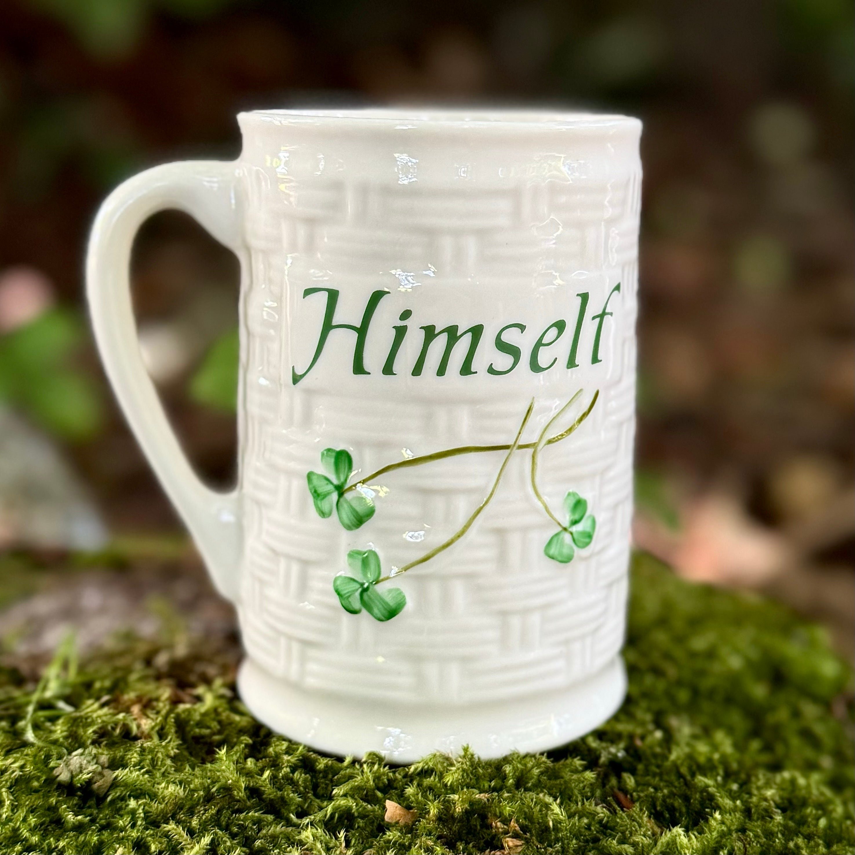 Belleek Himself & Herself Irish Mug Set