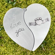 I Love You Claddagh Jewelry Box