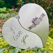 I Love You Claddagh Jewelry Box