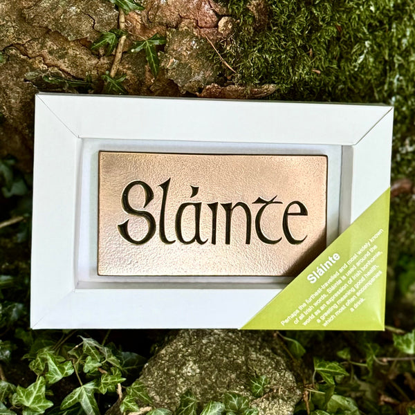 Gaelic in Bronze - Sláinte!
