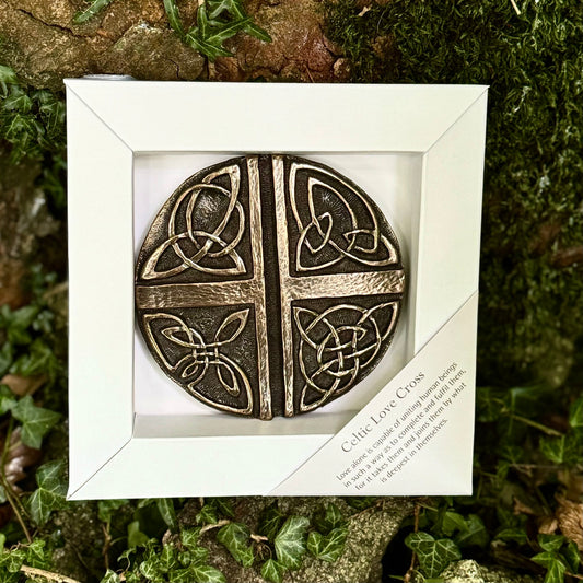 Wild Goose Celtic Love Cross Wall Plaque