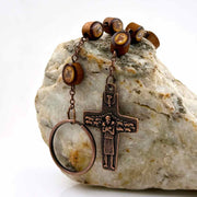 Rosary Keychain from Ireland with Beads inspired by Book of Kells