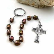 Rosary Keychain the Saints of Ireland