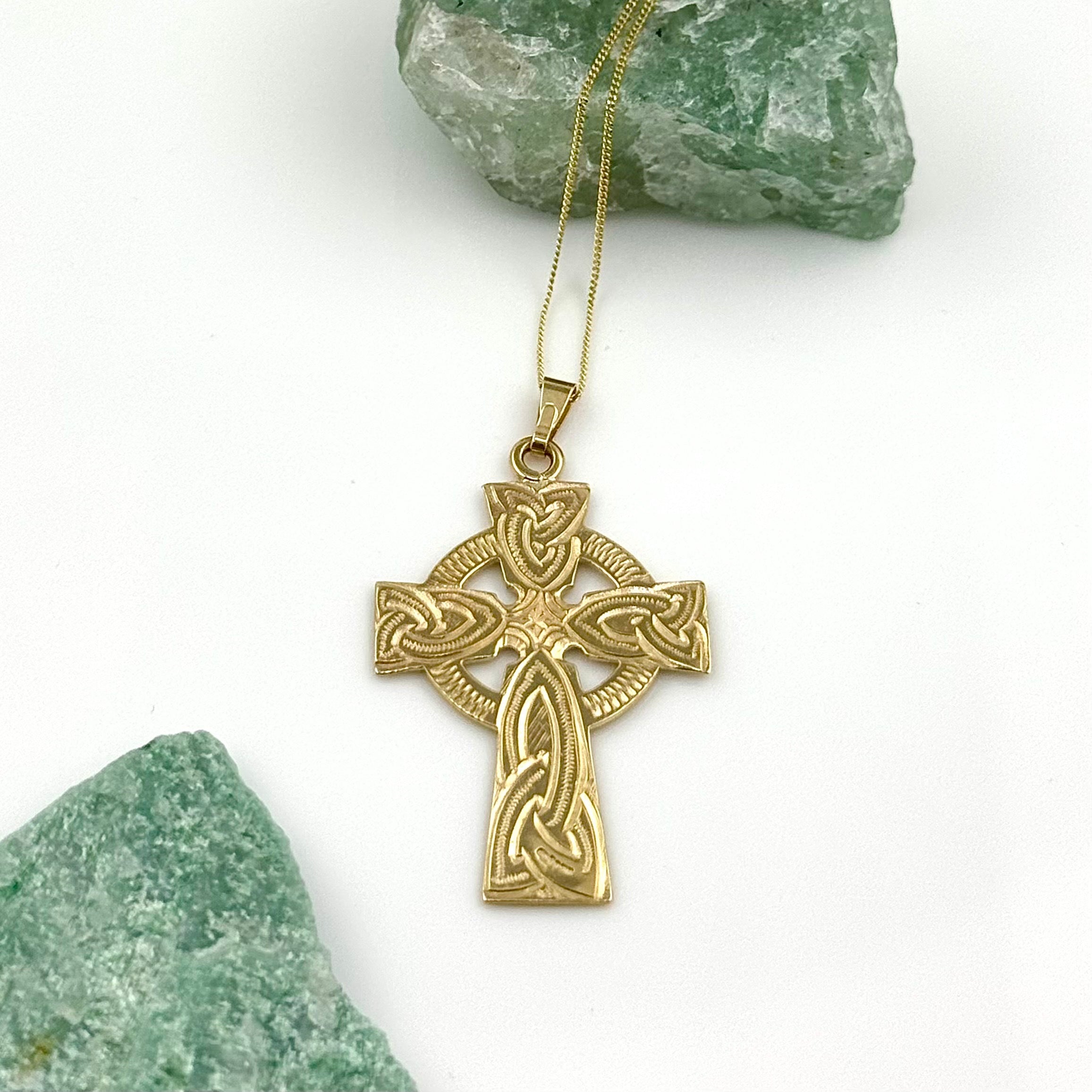 10k Gold Large Celtic Cross