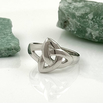 Sterling Silver Trinity Knot Ring