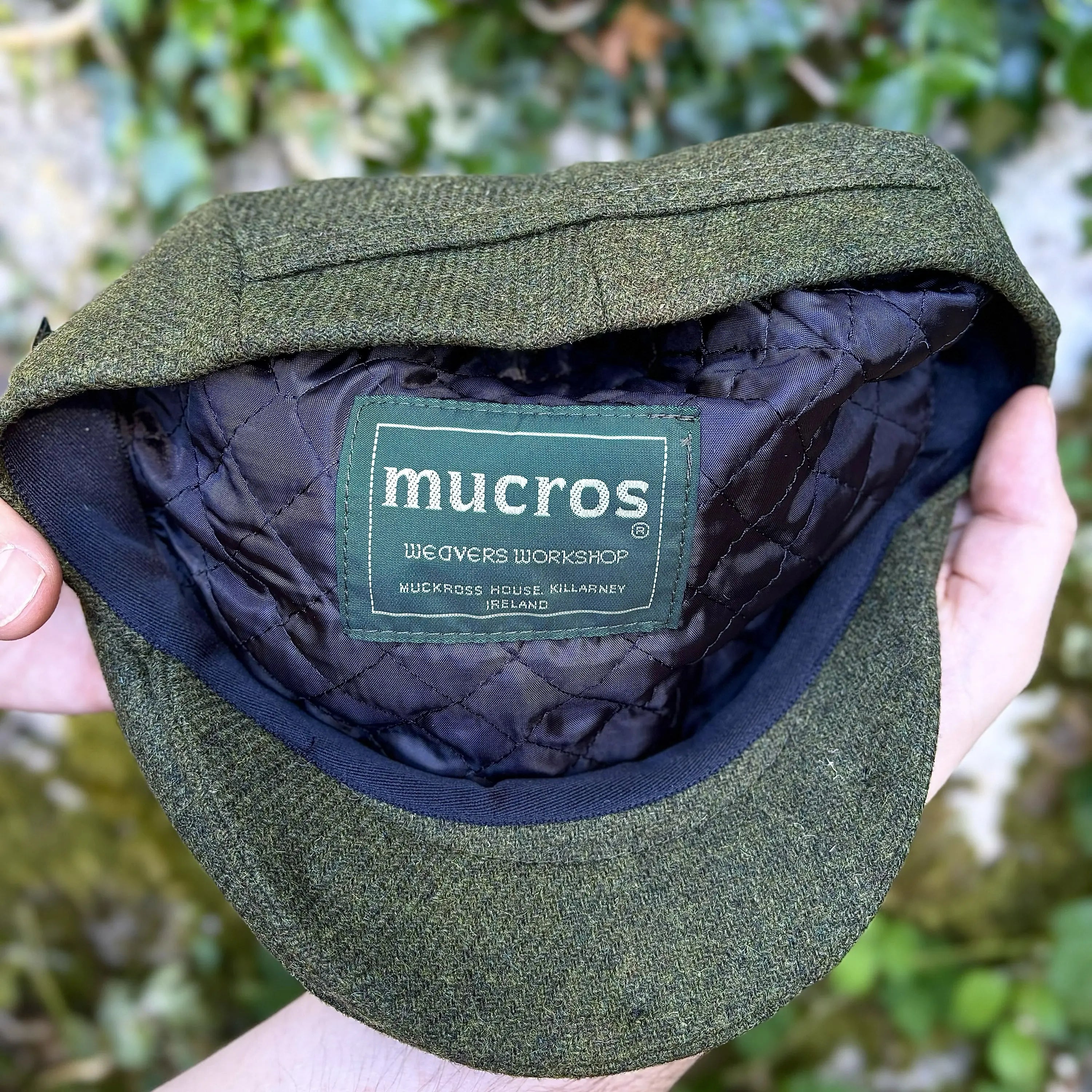 Trinity Flat Cap in Green