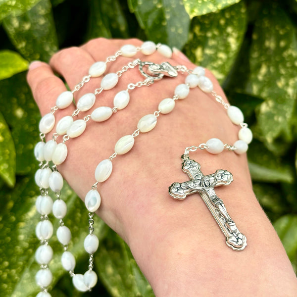 Mother of Pearl Irish Rosary