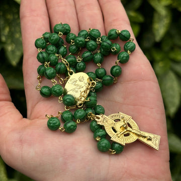 Shamrock Rosary Beads