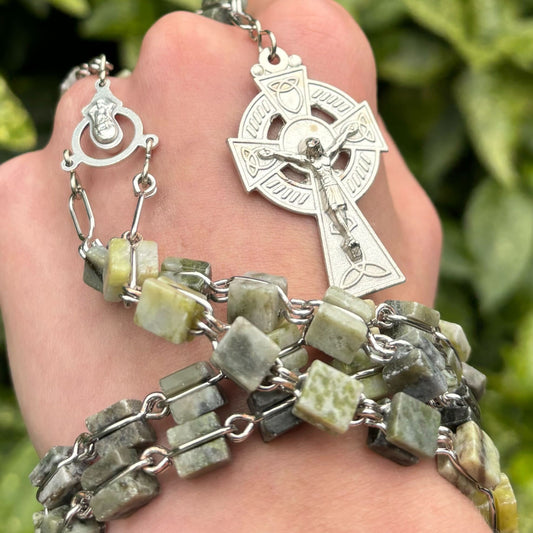 Connemara Marble Rosary Beads