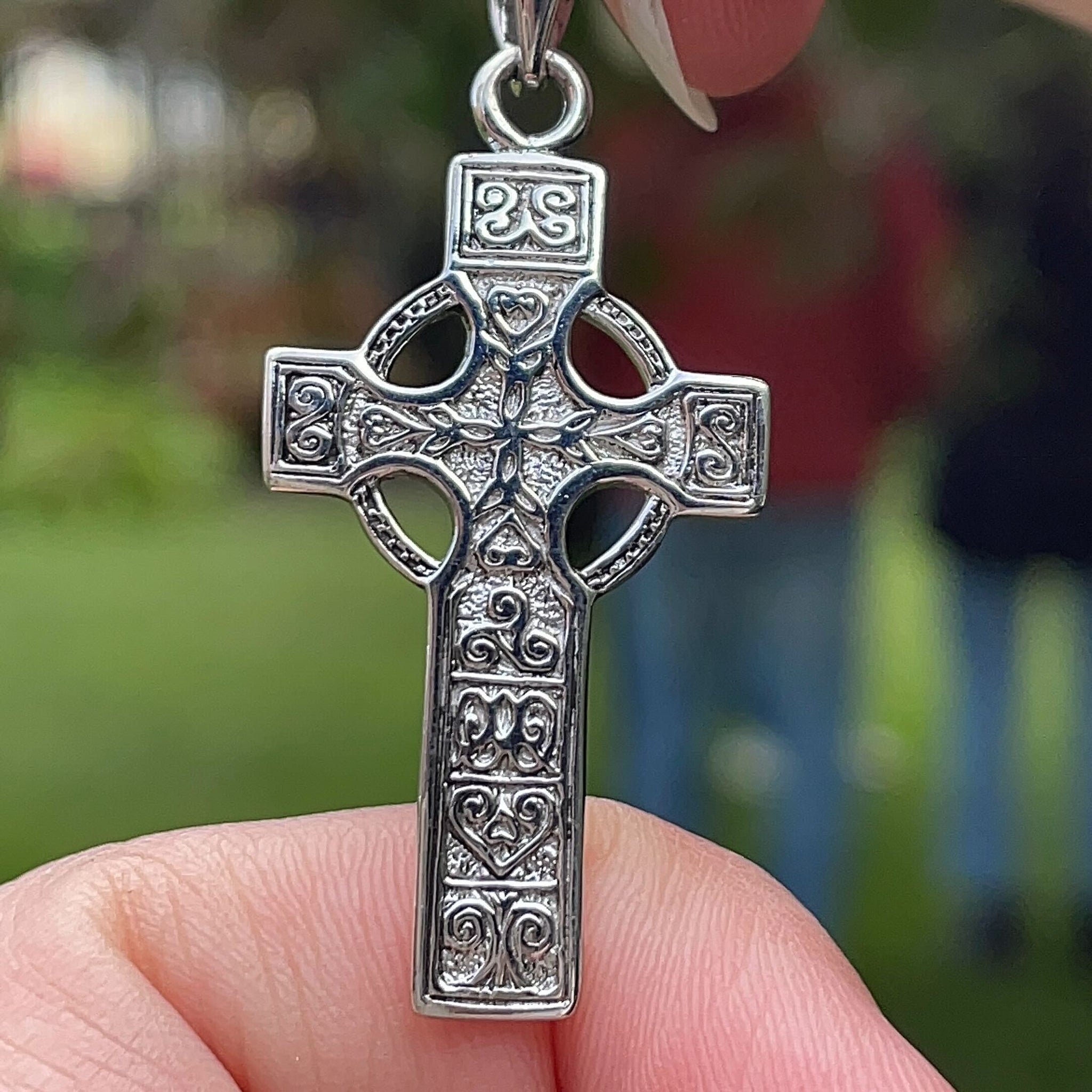 Sterling Silver Celtic Cross Necklace