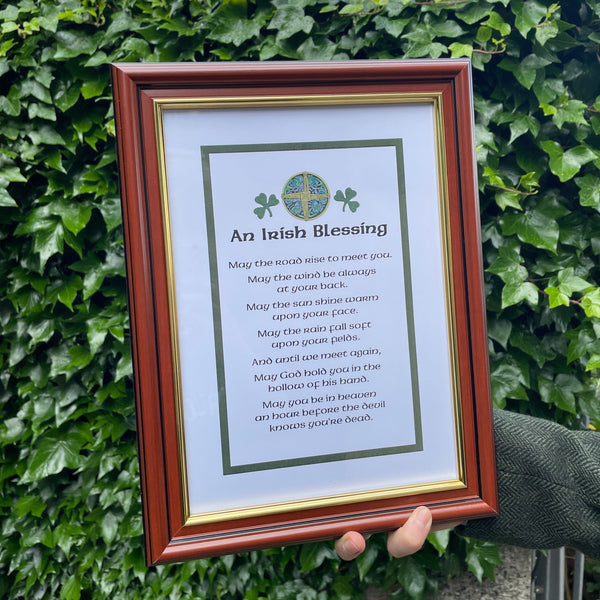 Irish Blessing Print Parchment