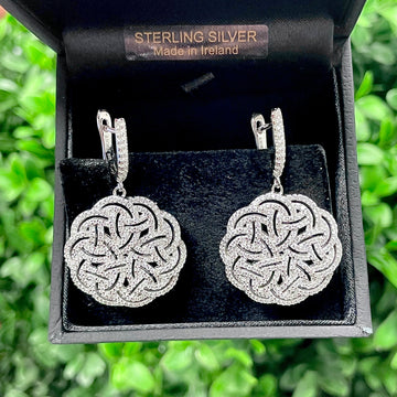 Interlaced Celtic Knot Earrings