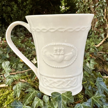 Belleek Claddagh Irish Tea Cups