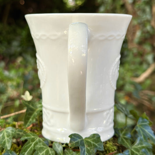 Belleek Claddagh Irish Tea Cups