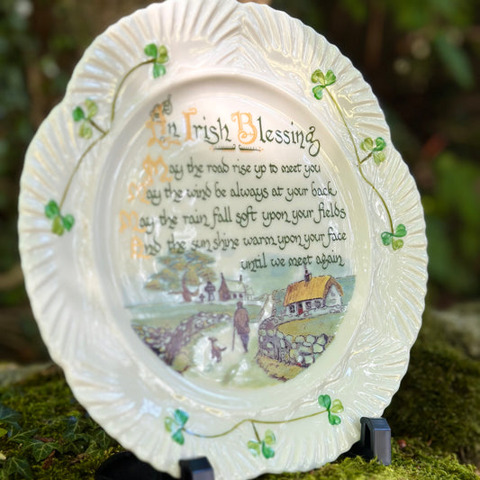 Belleek Irish Blessing Plate