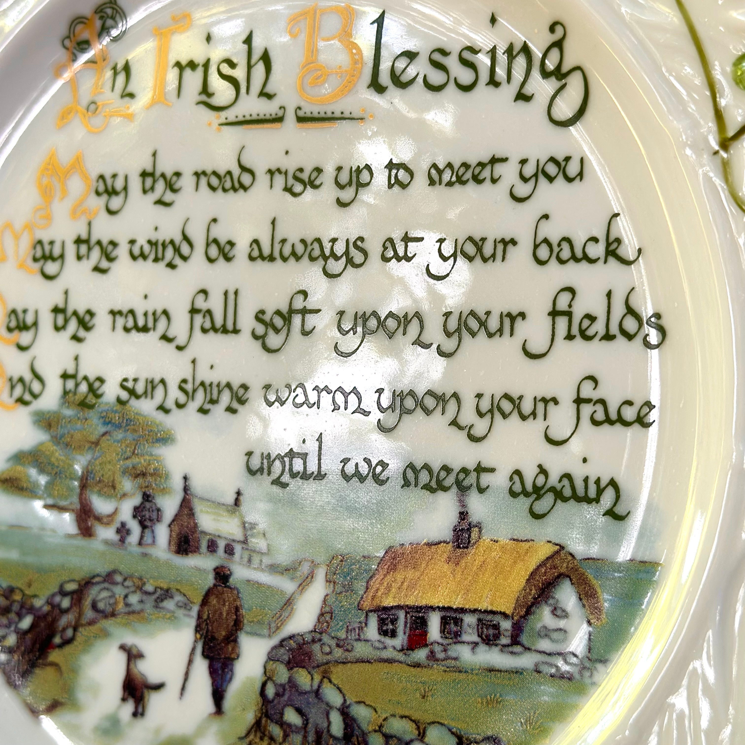 Belleek Irish Blessing Plate