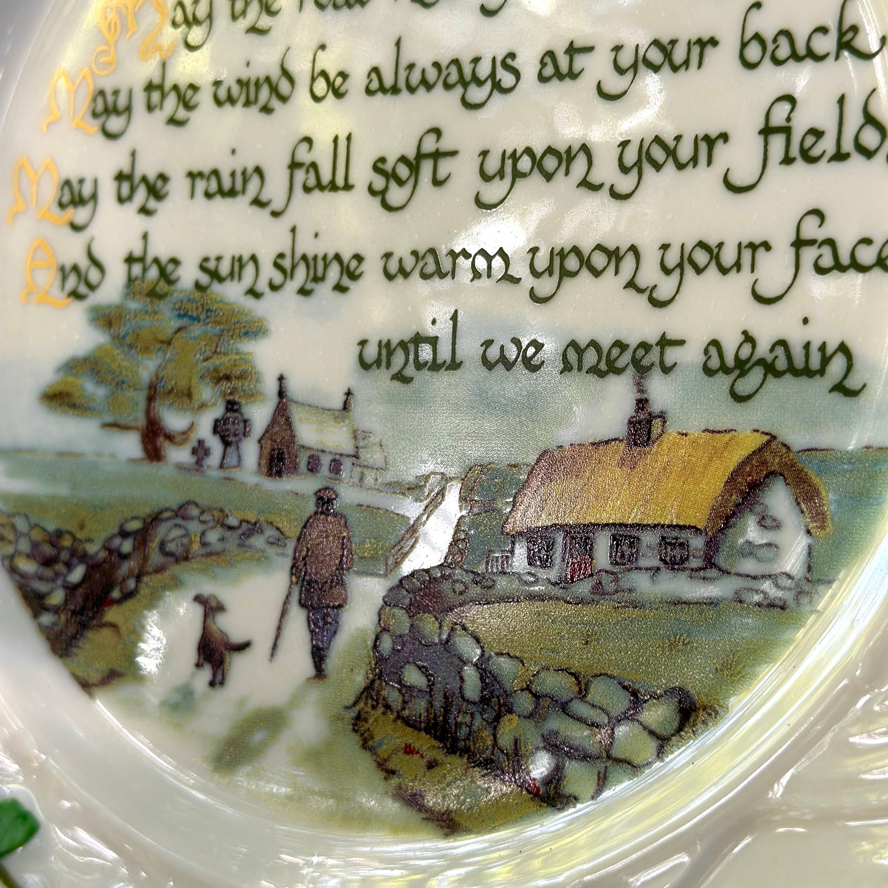 Belleek Irish Blessing Plate