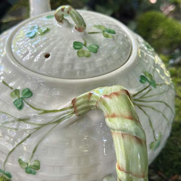 Belleek Classic Shamrock Teapot
