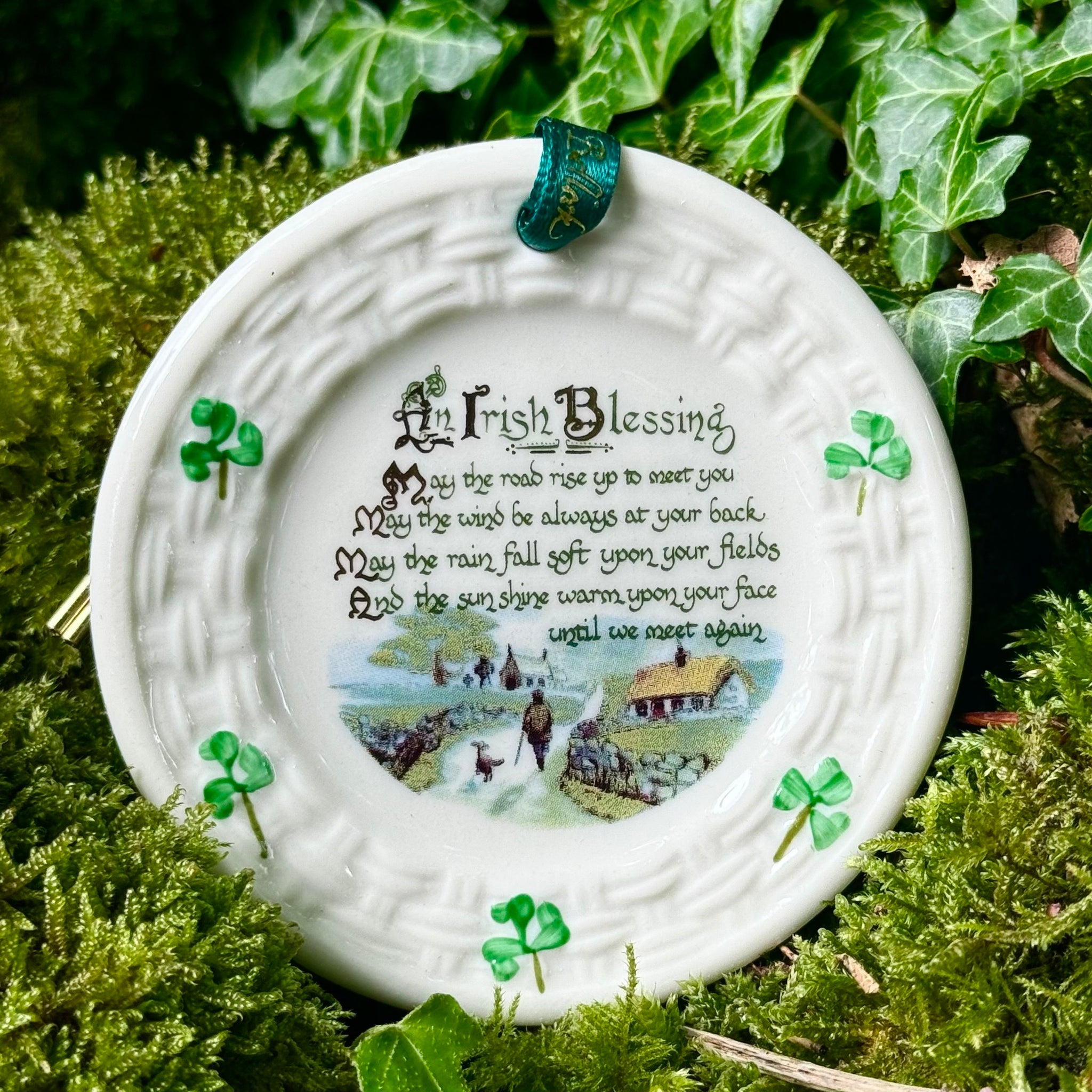 Belleek Irish Blessing Ornament