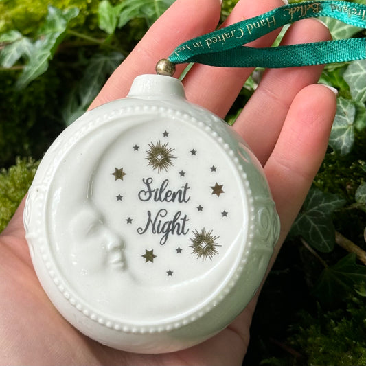 Belleek Silent Night Bauble