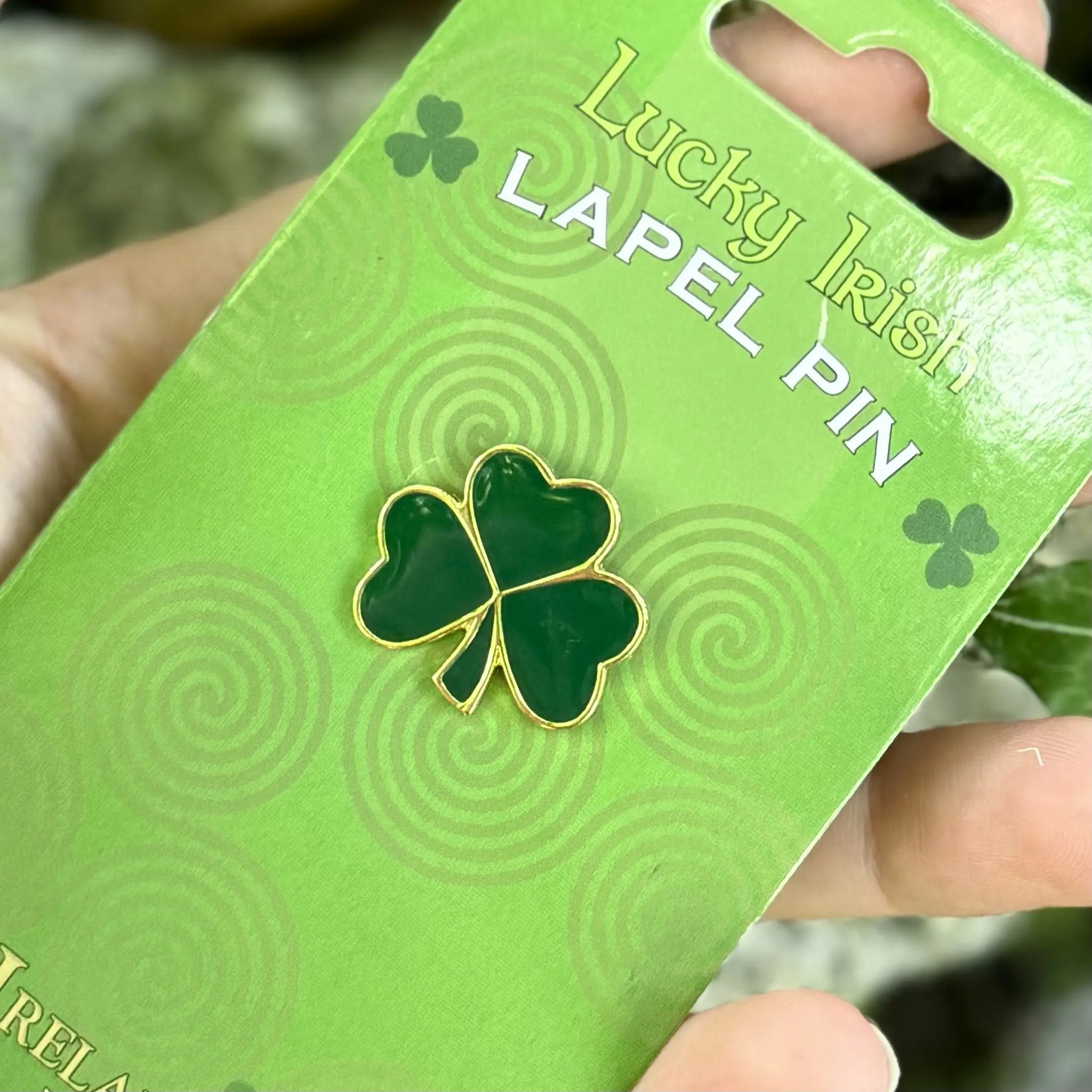 Shamrock Lapel Pin