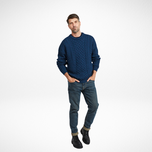 Inisheer Traditional Mens Aran Sweater