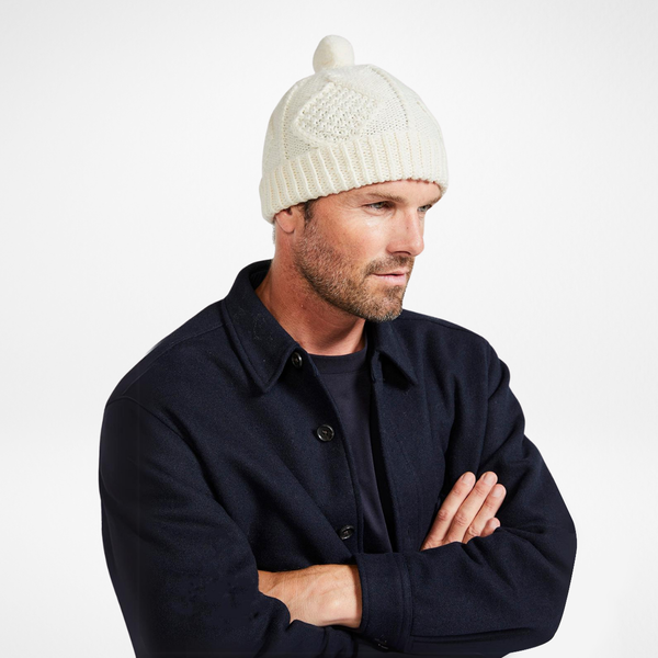 Kinard Aran Natural Ski Hat
