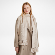 Kinard Oat Aran Scarf