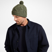 Kinard Aran Green Ski Hat